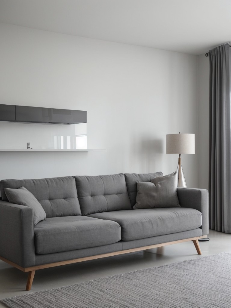 Stylish Grey-Themed Ideas for Your Apartment Living Room
