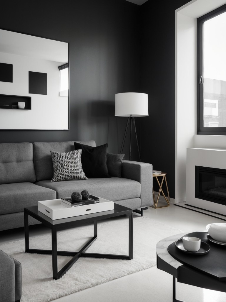 Exploring Monochrome Magic: Stunning Black and White Studio Apartment Design Inspirations