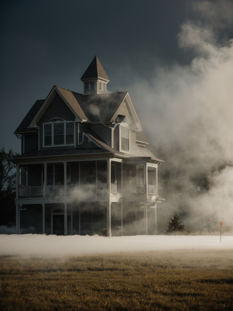 Consider adding a fog machine to create a spooky mist effect for Halloween parties.