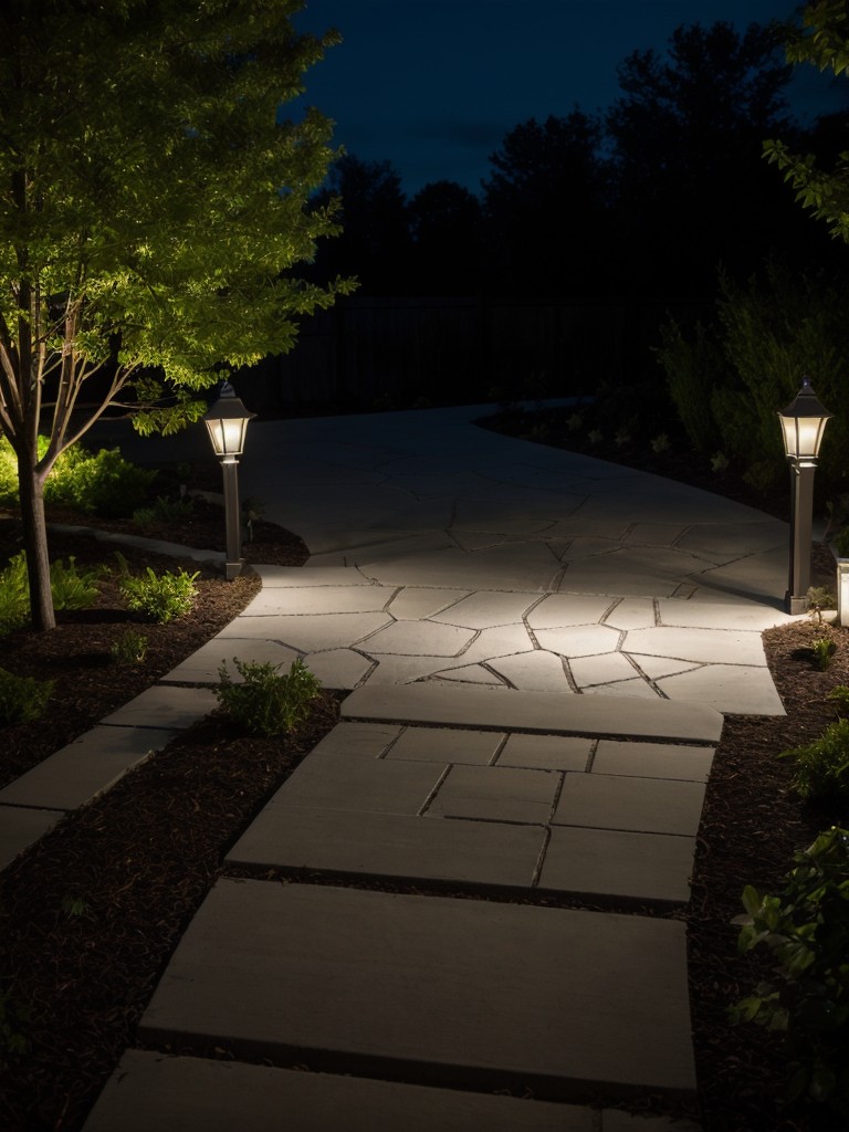 Create a haunted pathway leading up to your patio using glow-in-the-dark paint or fake bones.