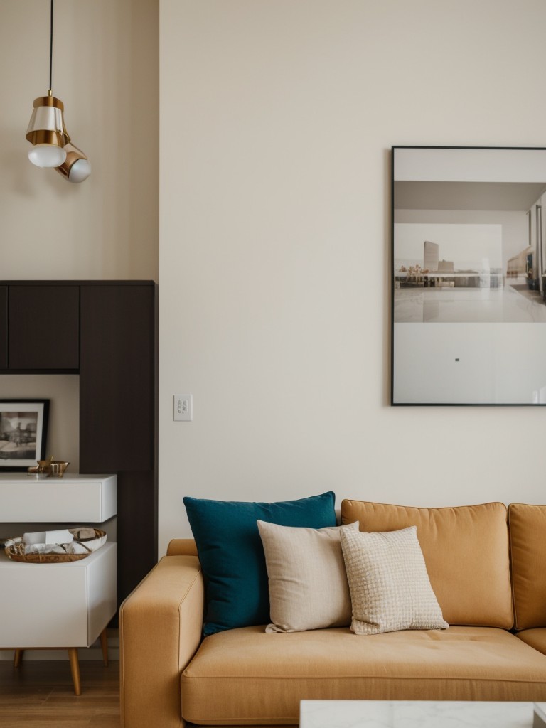 Creating a cohesive look in your apartment by choosing a consistent color palette, coordinating furniture styles, and incorporating matching accessories.
