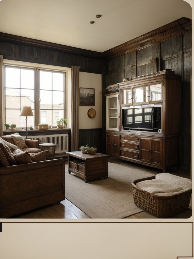 Integrate vintage or retro elements like antique furniture or retro appliances to add a touch of nostalgia and personality to your loft's design.