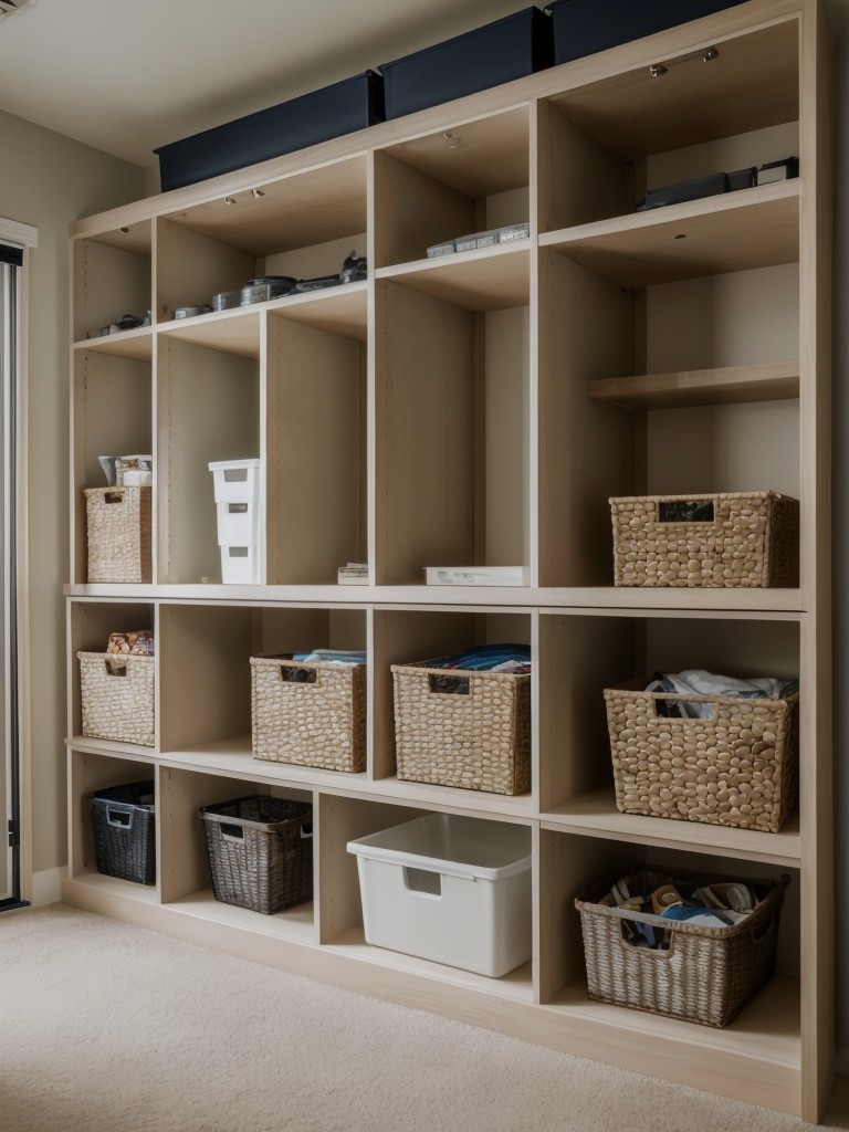 Use modular storage systems to customize the layout and cater to specific storage needs.