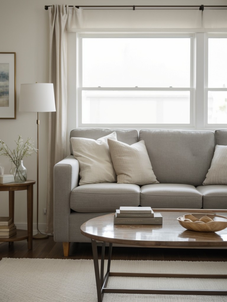 Use soothing colors and soft textures to create a calming atmosphere in the in-law apartment.