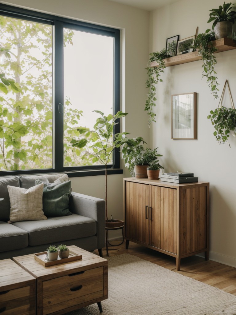 Bringing nature indoors by incorporating plants, natural materials, or a living wall into your apartment man cave design, creating a refreshing and calming atmosphere.