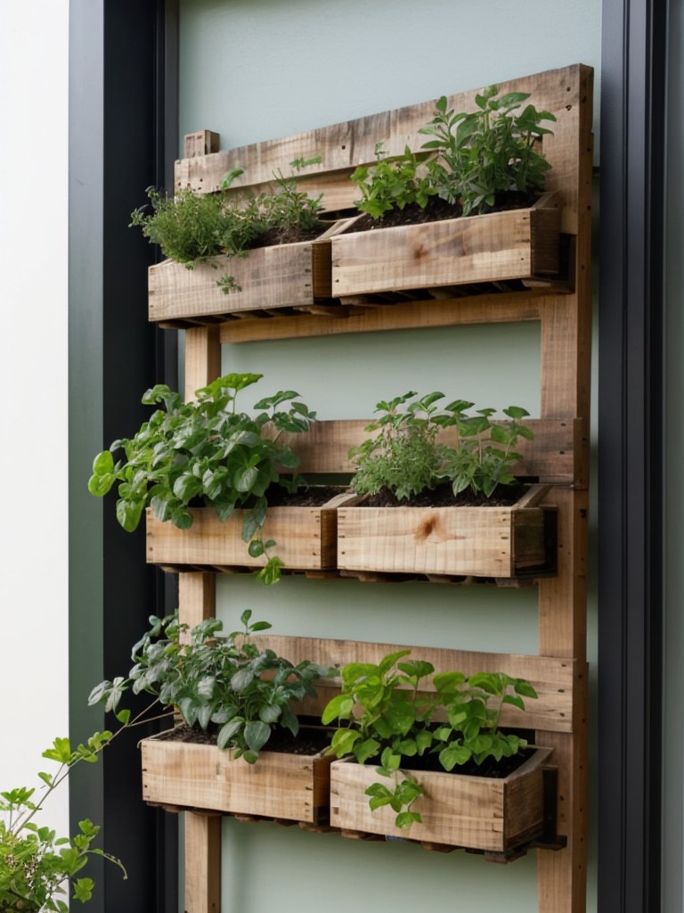 Consider a budget-friendly DIY vertical garden using recycled bottles or pallets to grow herbs or small plants.