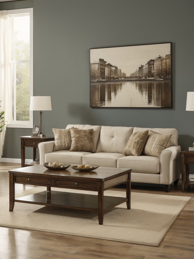 Add a touch of personalization to your living room by including statement pieces or unique furniture items that reflect your individual style and personality.