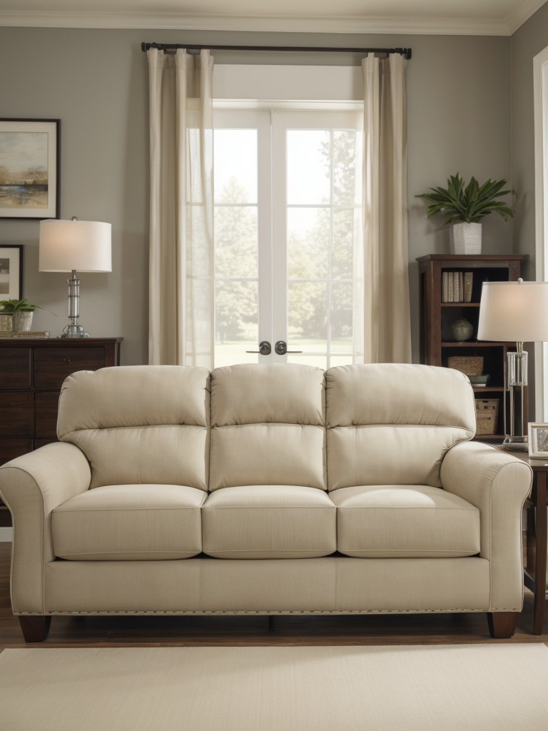 Invest in high-quality and durable upholstery for your living room furniture to ensure long-lasting comfort and aesthetics.