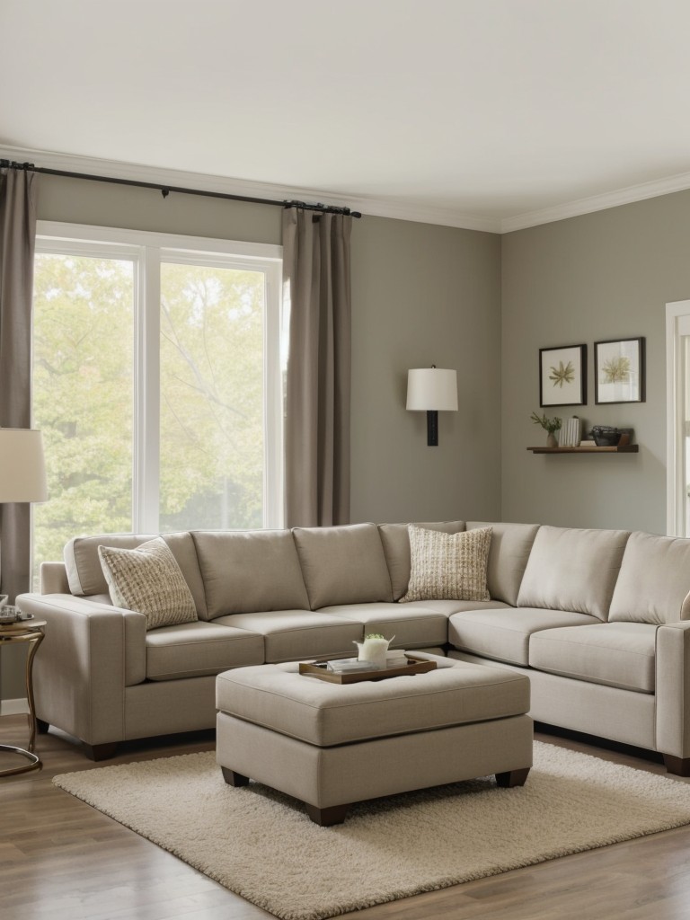 Opt for furniture pieces that can easily be rearranged, such as modular sectionals or lightweight chairs, to give your living room a fresh and versatile feel.