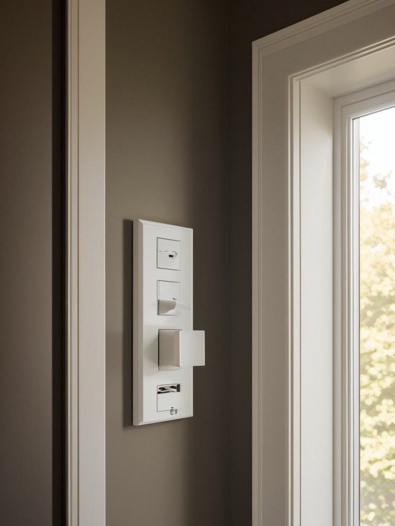 Install dimmer switches to control the intensity of the lighting and create different moods throughout the day.