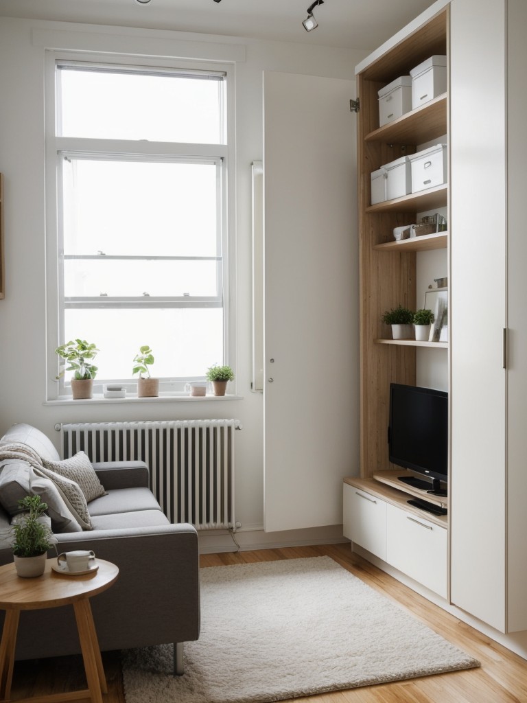 Creative space-saving solutions for small apartments that won't break the bank.