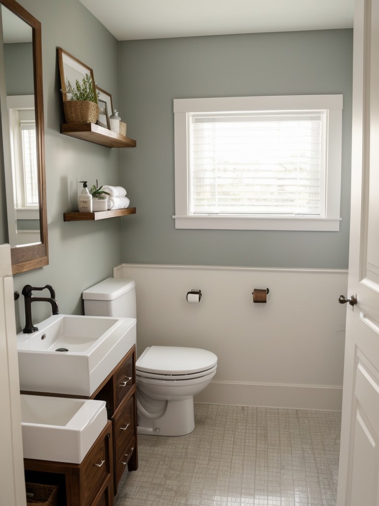 Tips for maximizing storage in a small bathroom without spending a fortune on renovations.
