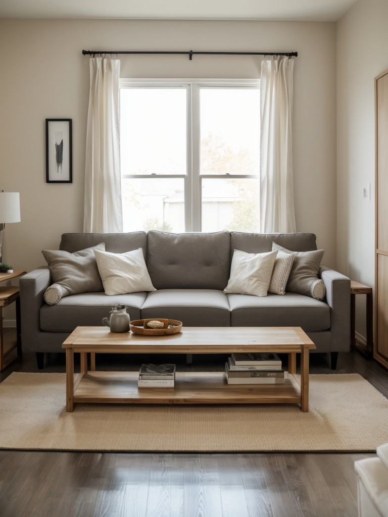 Opt for lightweight and easily movable furniture to create flexible living spaces.