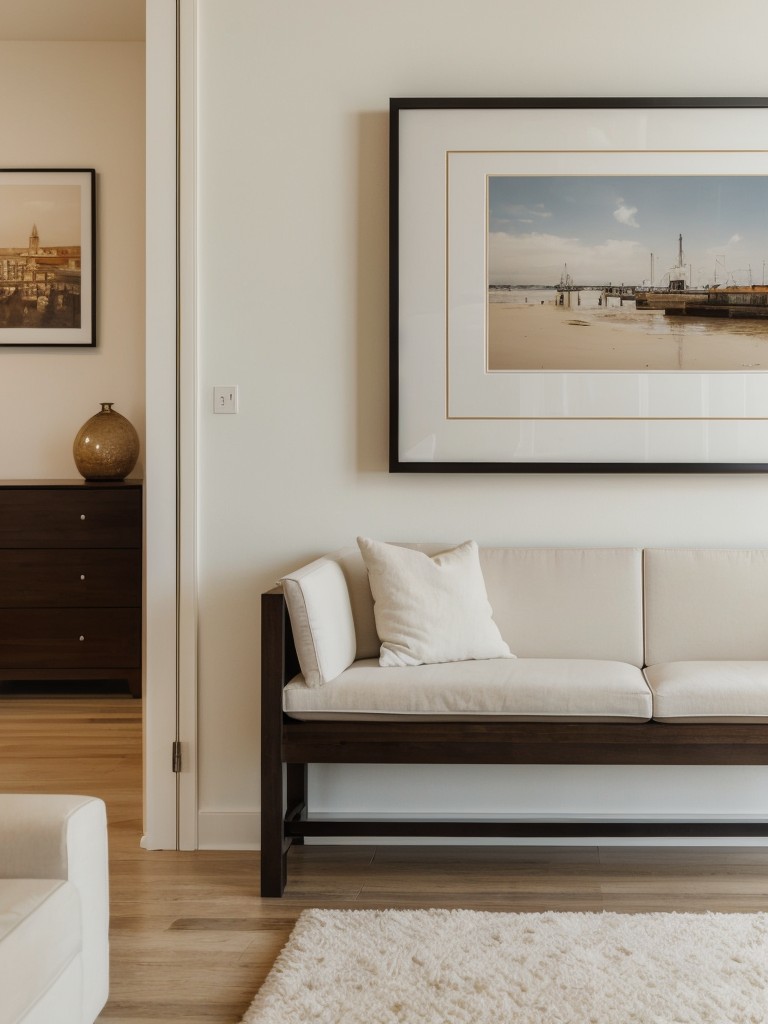 Personalized artwork: Display artwork or framed photographs that reflect the occupant's personality and interests to make the space truly unique.