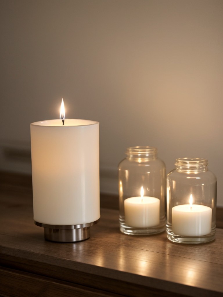 Romantic lighting: Install dimmer switches or incorporate candles for a soft, romantic glow that sets the mood for relaxation and tranquility.
