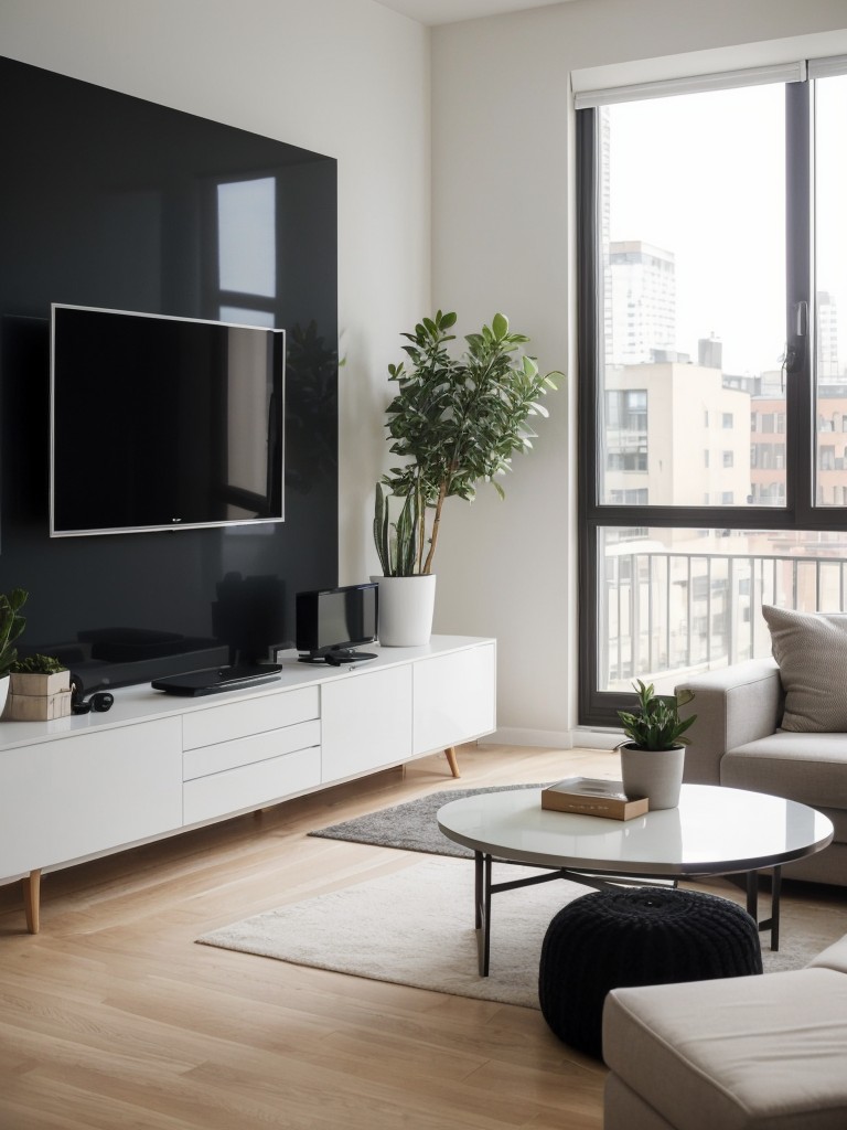 High-tech apartment decor ideas for ladies who embrace technology, featuring smart home devices, sleek electronics, and minimalist design elements.