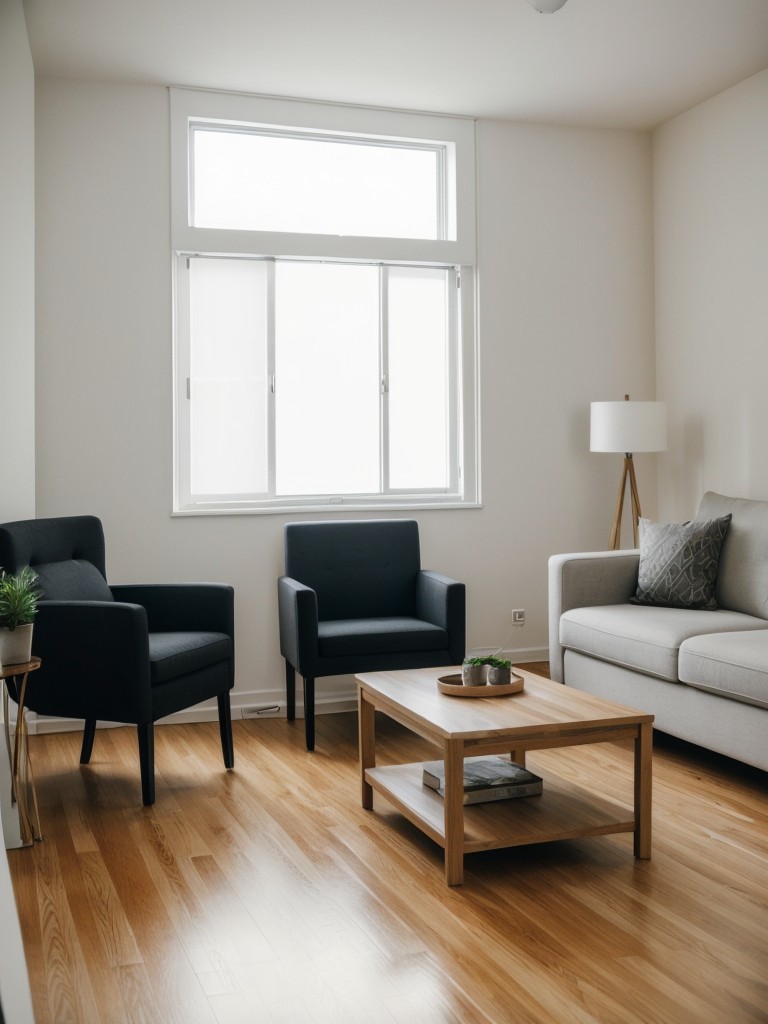 Embracing minimalism and decluttering as a cost-effective way to enhance your apartment's overall aesthetic.