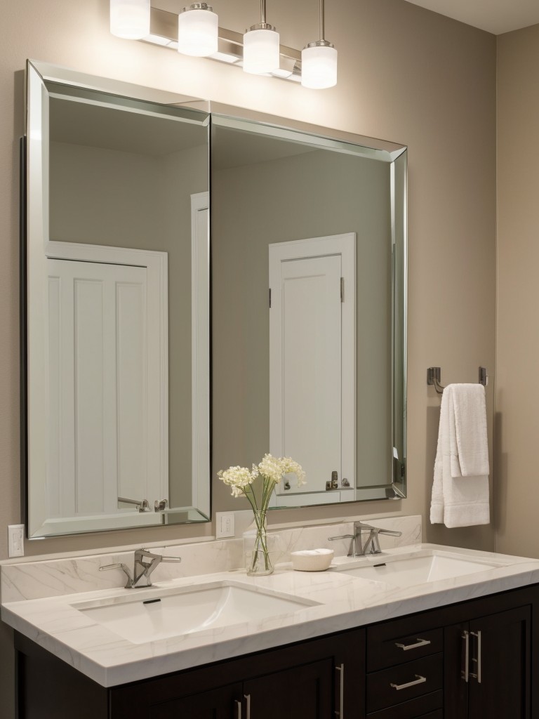 Utilizing mirrors strategically to create the illusion of a larger space without spending a fortune.