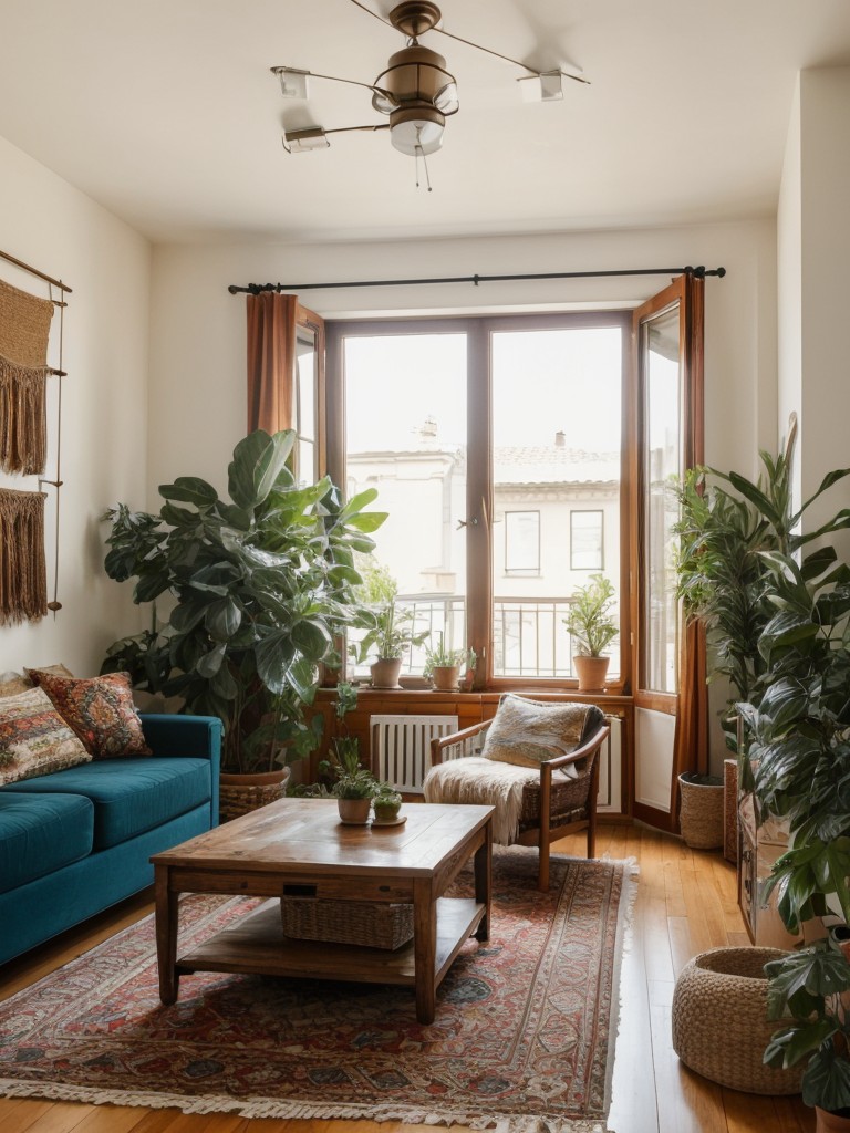 bohemian-style apartment decor