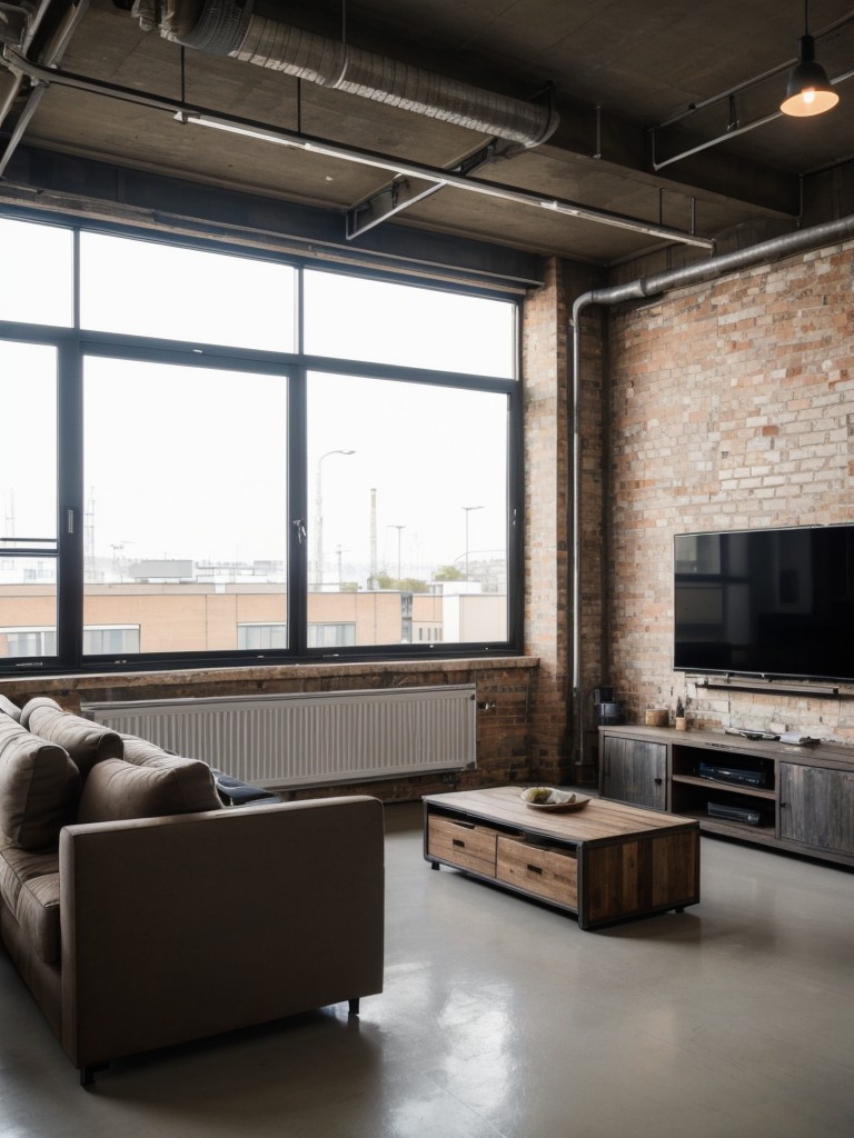 industrial-style apartment interiors