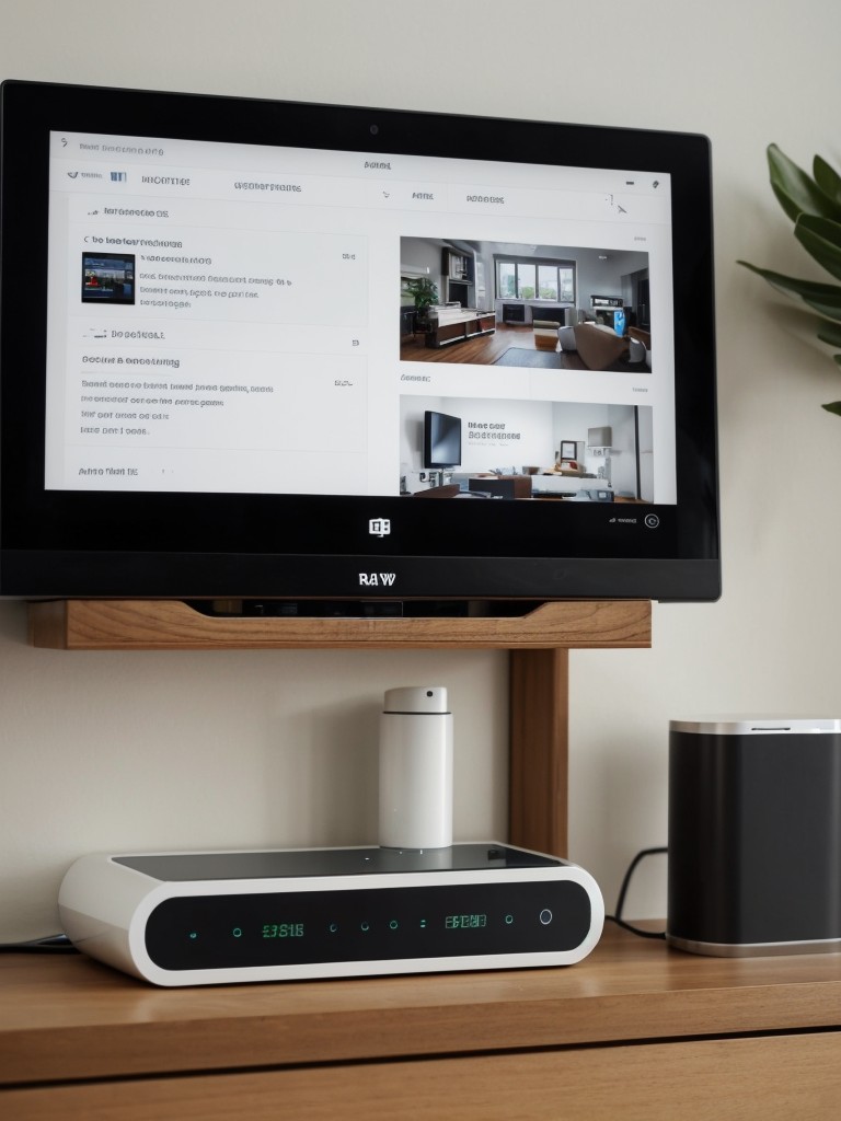 Tech-savvy apartment gadgets for the modern guy, such as smart home devices and wireless charging stations.