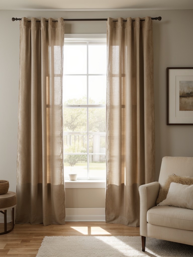 Play with textures by choosing curtains made from materials like linen, suede, or faux fur to bring depth and visual interest to your space.