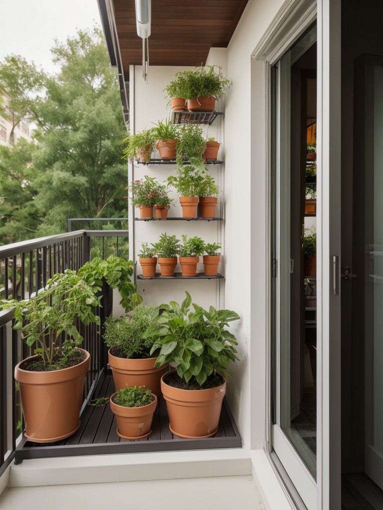 Transform your apartment balcony into a botanical paradise with vertical gardening techniques, allowing you to grow a variety of plants and herbs even in limited space.