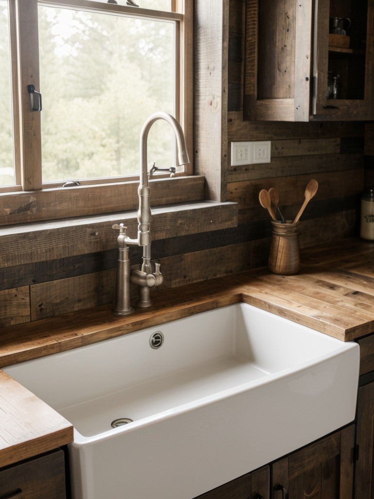 Add a touch of rustic charm to your modern farmhouse apartment by incorporating reclaimed wood, vintage-inspired decor, and farmhouse sinks.