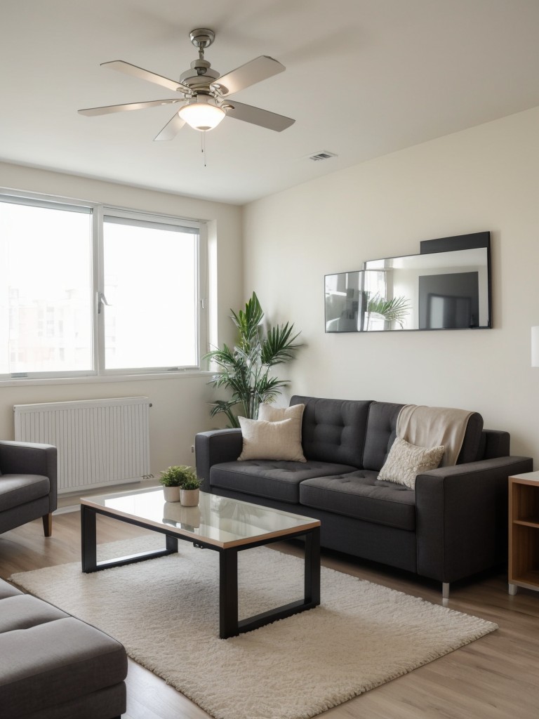 Make the most of your apartment studio by incorporating multifunctional furniture that serves multiple purposes and maximizes the available space.