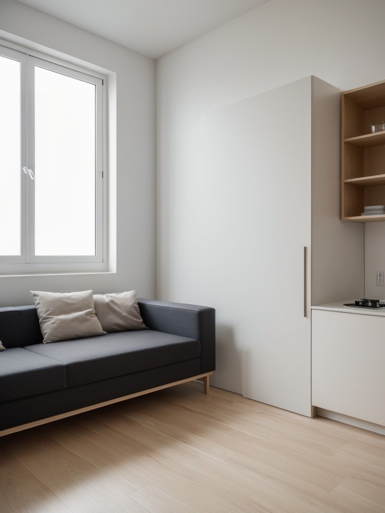 minimalist apartment ideas with hidden storage