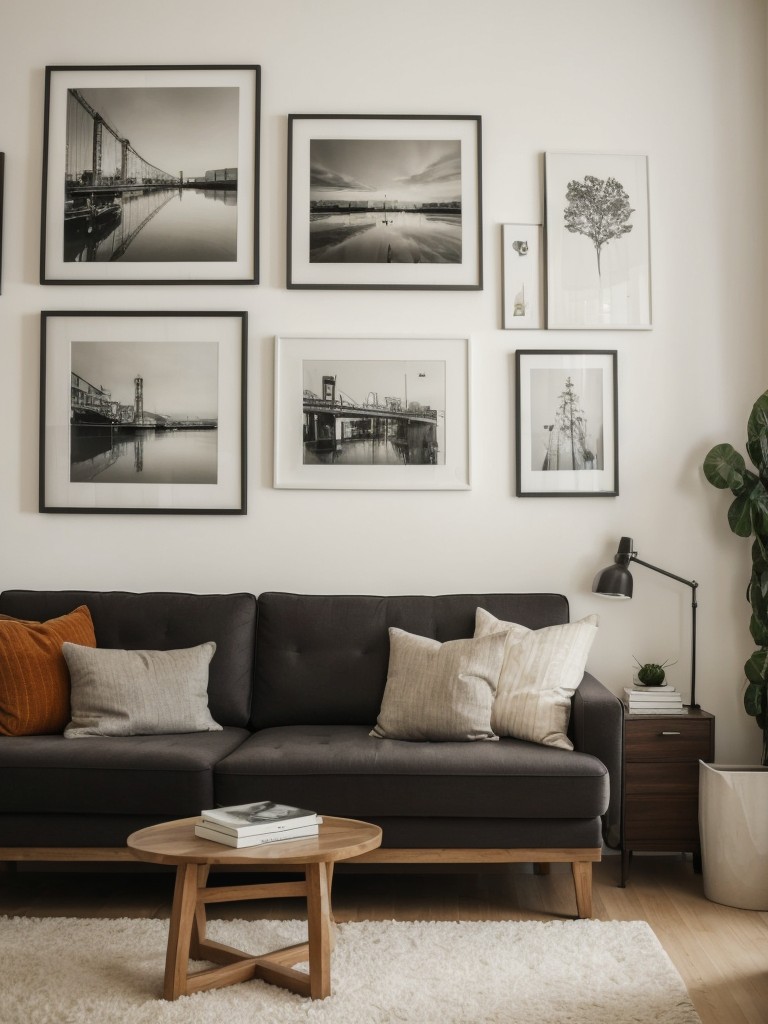 artistic apartment ideas with unique artwork, gallery walls, and creative displays for a visually stimulating and inspiring living space.