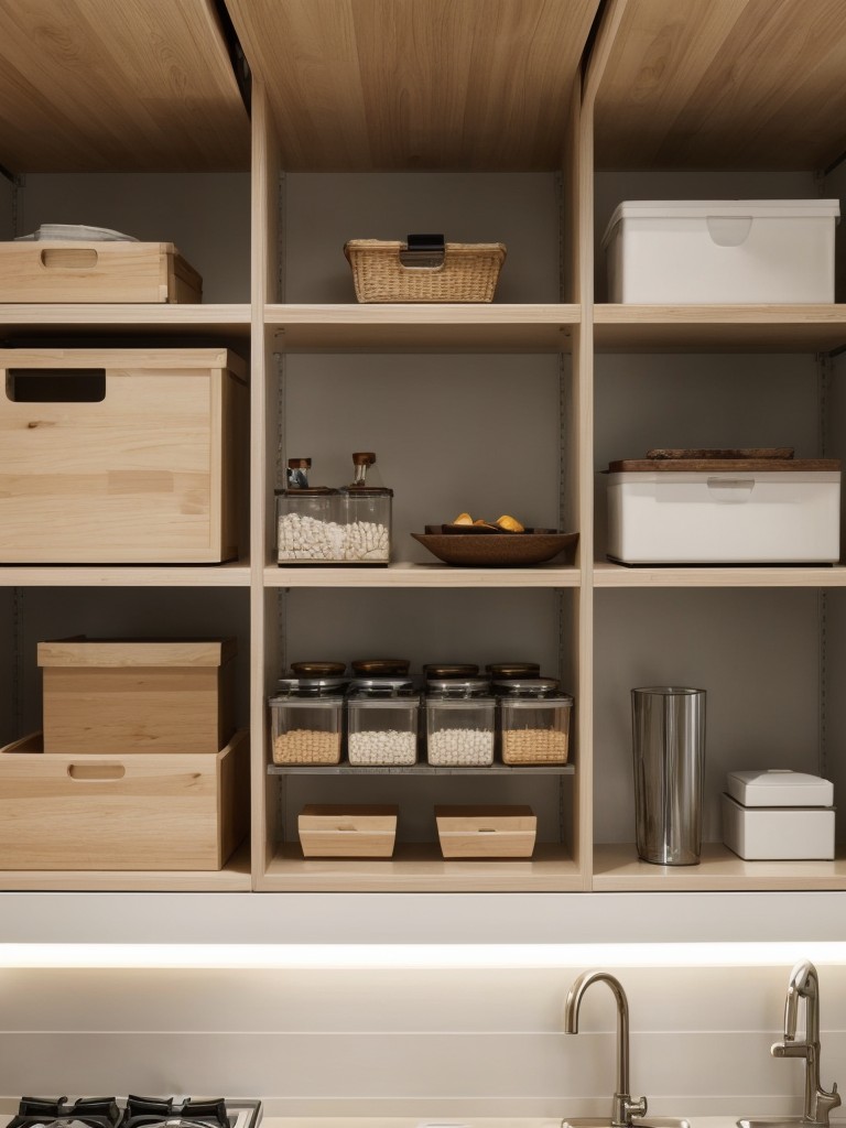 Utilize Vertical Shelving Units to Optimize Storage Space in a Small Studio Apartment.