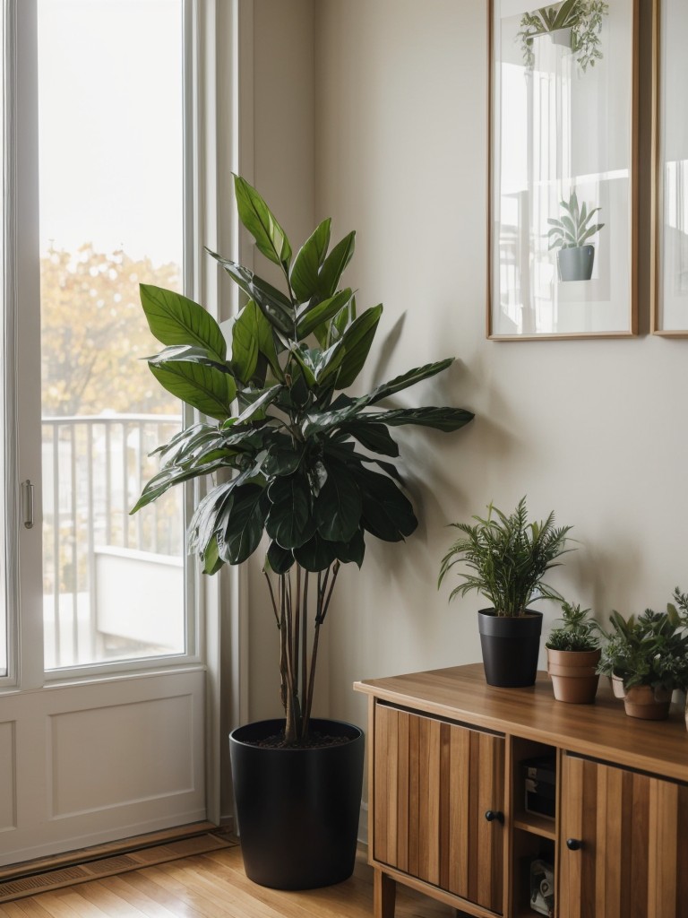 Encourage residents to bring the outdoors in with apartment-friendly indoor plants, perfect for creating an autumn atmosphere.
