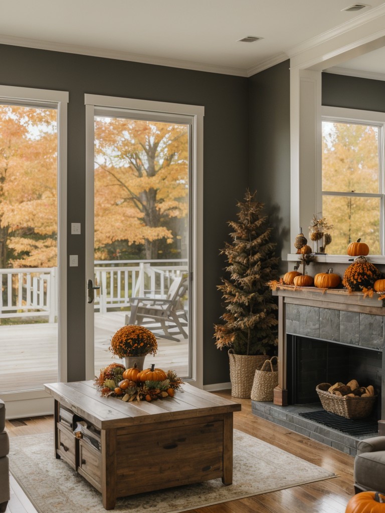 Host a fall-themed open house, complete with seasonal refreshments and decorations, to attract potential renters.