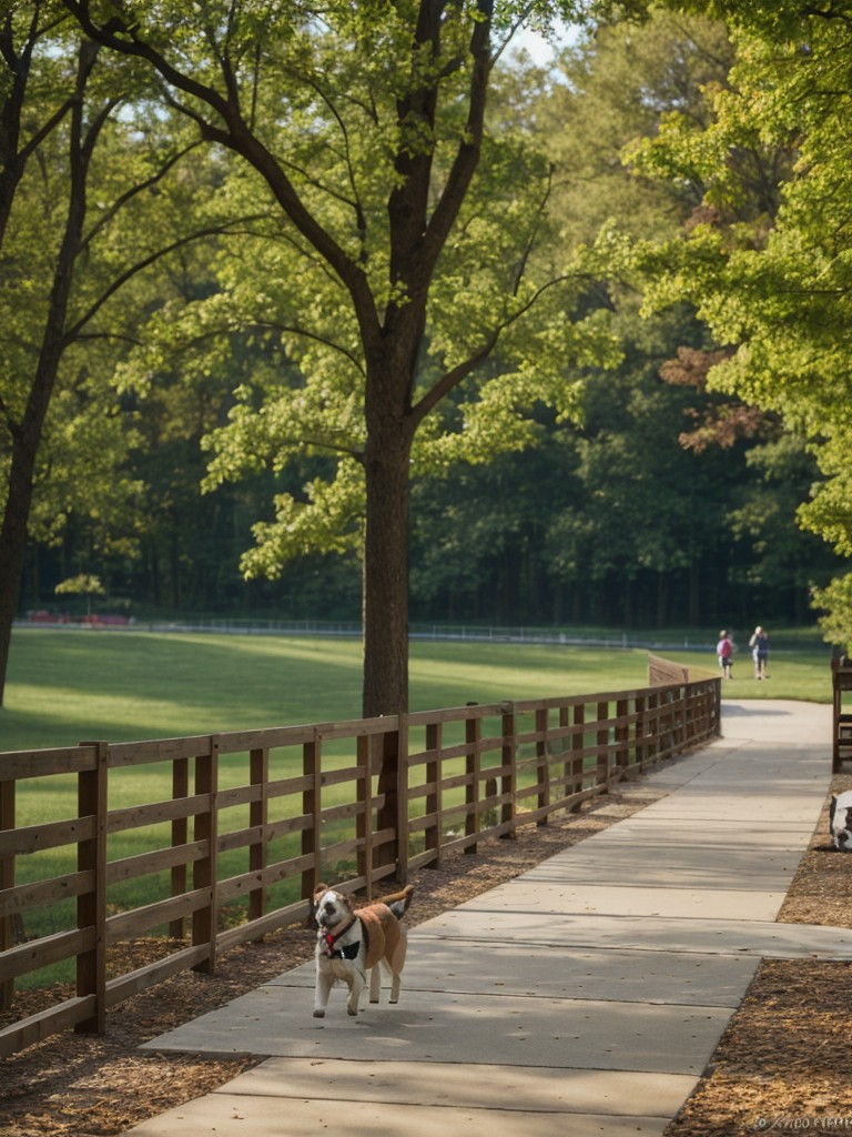 Promote any on-site dog parks or walking trails, emphasizing the perfect weather for outdoor activities with furry friends.