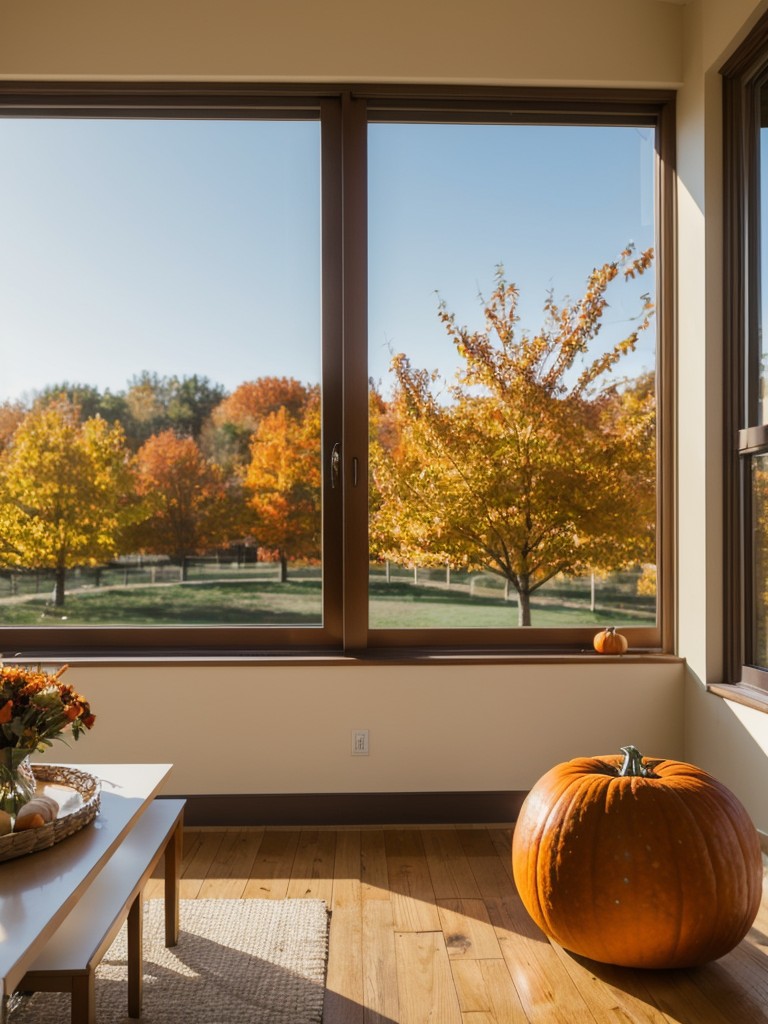 Showcase your apartment's proximity to local fall festivities, such as pumpkin patches and apple orchards.