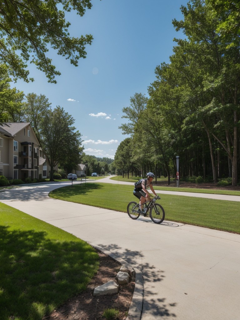 Advertise your apartment's proximity to outdoor recreational activities, such as biking trails, kayaking spots, or nearby parks that are perfect for summer outings.