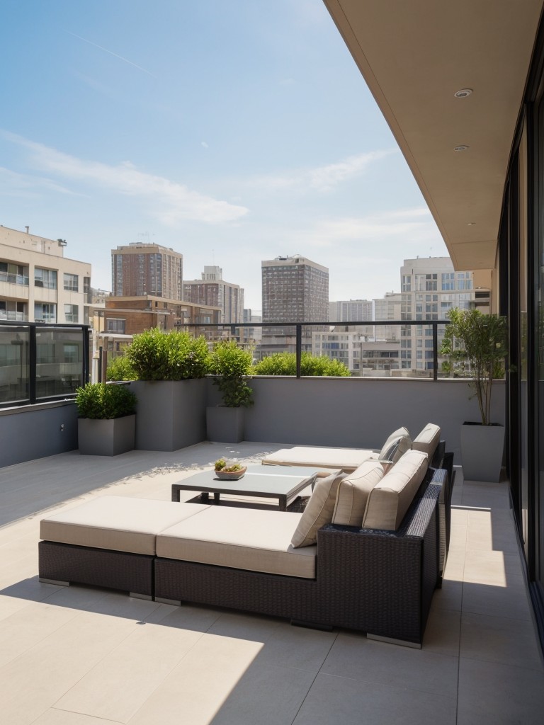 Highlight any unique features of your apartment, such as balconies, rooftop terraces, or spacious patios that allow for outdoor relaxation and entertainment during the summer.