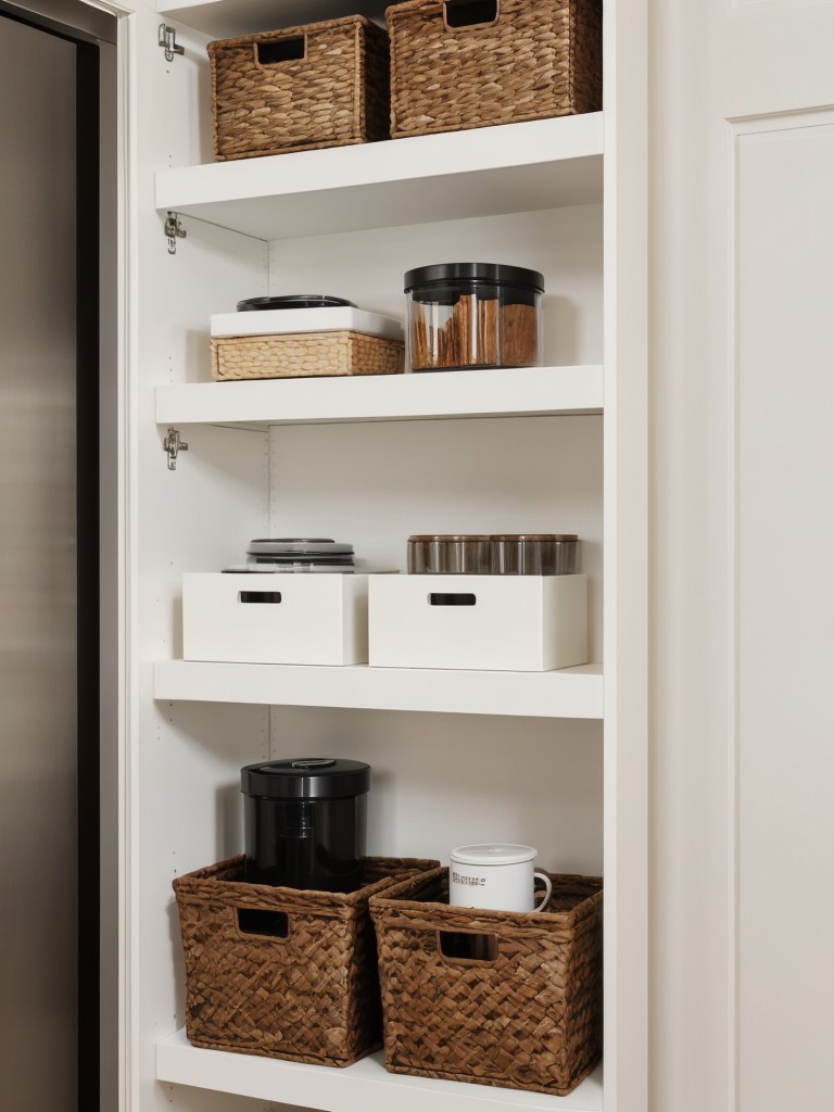 Incorporating minimalistic storage solutions such as floating shelves or wall-mounted cabinets.