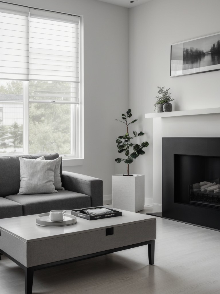 Utilizing monochromatic color schemes in shades of white, gray, or black to create a contemporary and minimalist look.