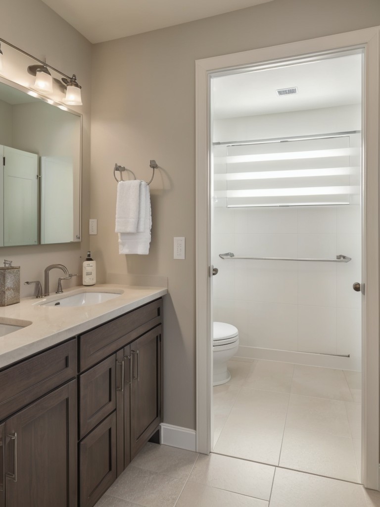 Install a towel warmer or heated flooring for added luxury and comfort during colder months.