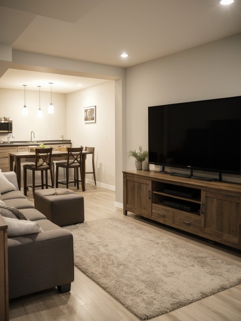 Don't forget to add personal touches and decorations that reflect your style and personality throughout the basement apartment.