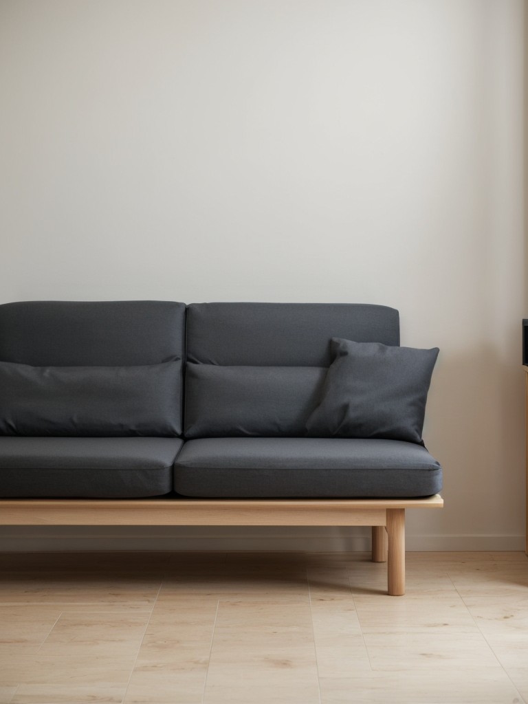 Functional sleeper sofa ideas for flexible accommodation in small studio apartments.