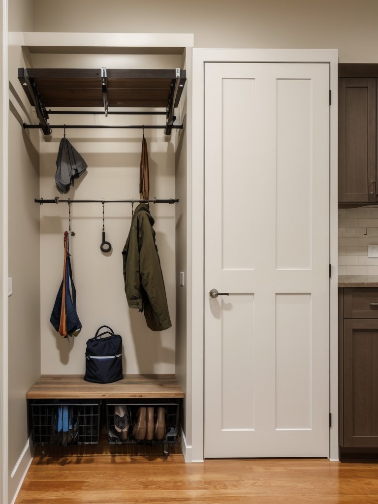Consider investing in a vertical bike rack or pulley system for efficient storage.