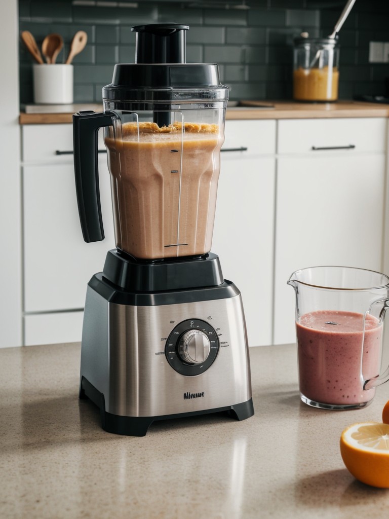 Opt for a compact and efficient blender or smoothie maker for easy and healthy breakfast options.
