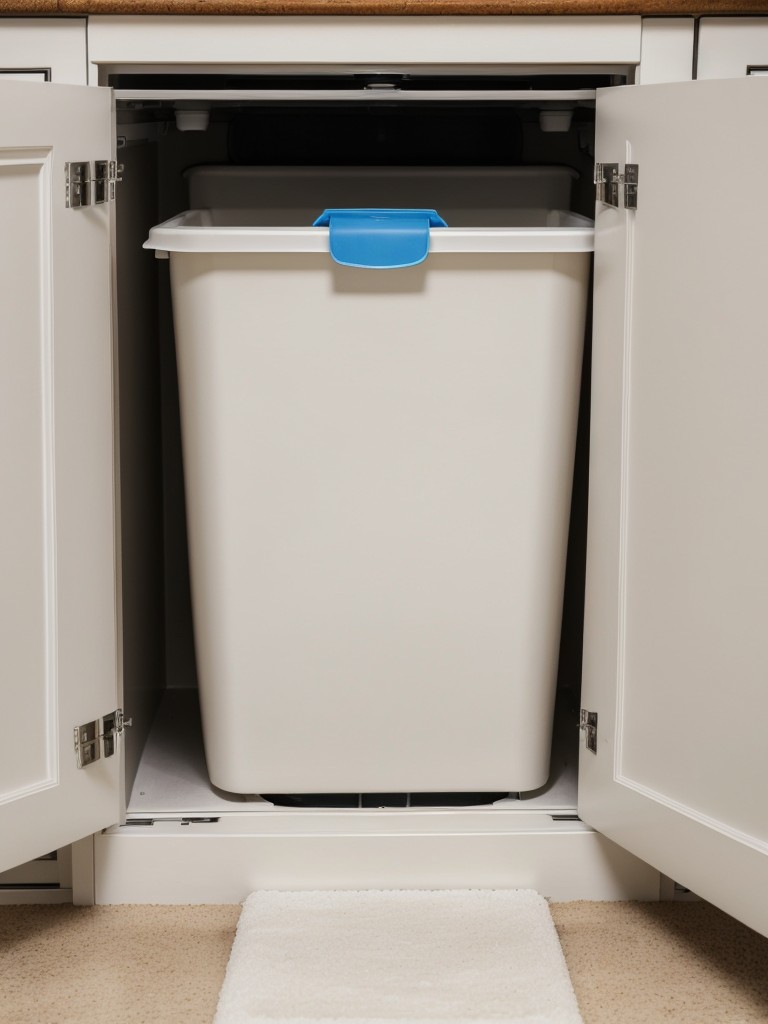 Litter box solutions with odor control features, like built-in filters or ventilation systems, to maintain a fresh and pleasant environment in your apartment.