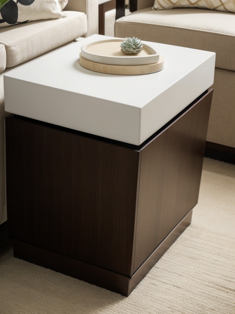 Stylish litter box enclosures that double up as a functional piece of furniture, like a side table or bench, offering a dual-purpose and discreet solution.