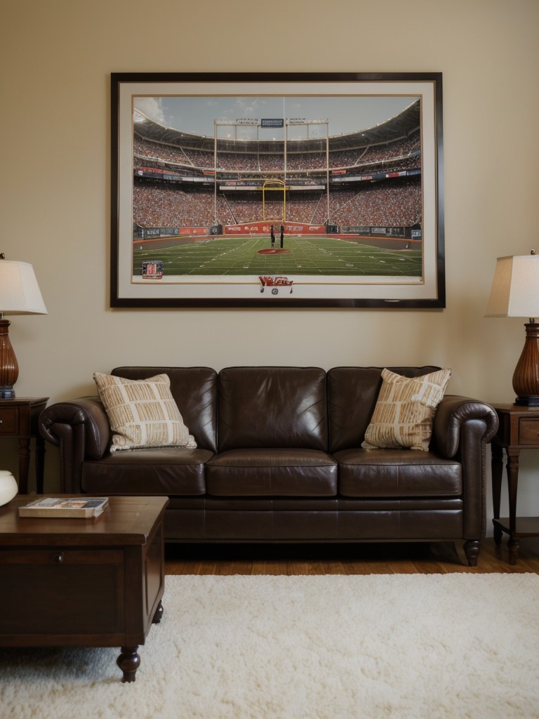 Adding personal touches with unique artwork, sports memorabilia, or vintage items that reflect the individual's interests and personality.