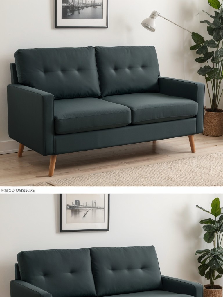 Lightweight and portable sofa options for easy rearrangement in small apartments.