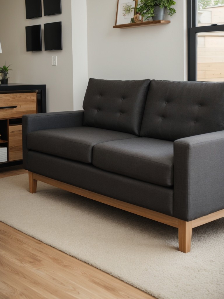 Sofa designs with modular components for customizable arrangements in small living rooms.